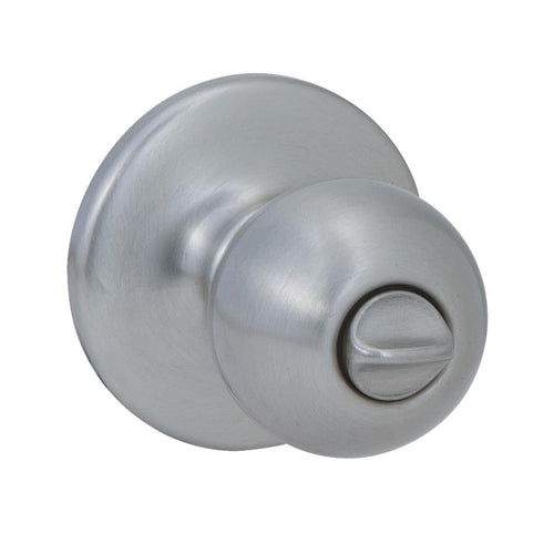 Kwikset Polo Satin Nickel Bed & Bath Door Knob