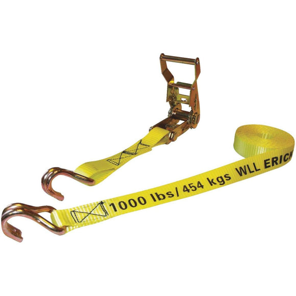 Erickson 1 In. x 25 Ft. 3000 Lb. Heavy-Duty Ratchet Strap