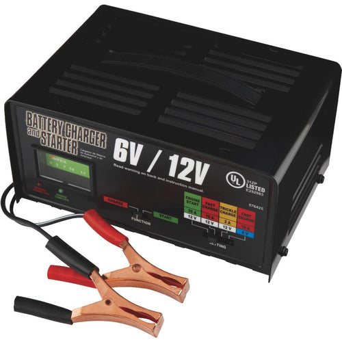 Automatic 6V and 12V 2A/10A/55A Auto Battery Charger