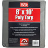 Do it Best Silver Woven 8 Ft. x 10 Ft. Heavy Duty Poly Tarp