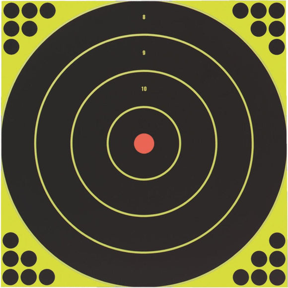 Birchwood Casey Shoot-N-C 12-Inch Sighting Adhesive Paper Bulls-Eye Target