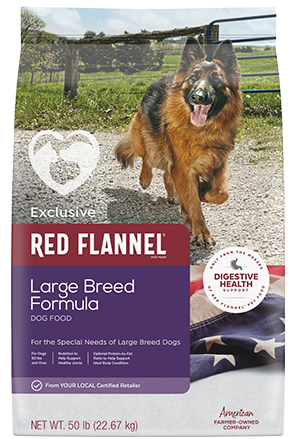 Exclusive Red Flannel Large Breed Dog Food