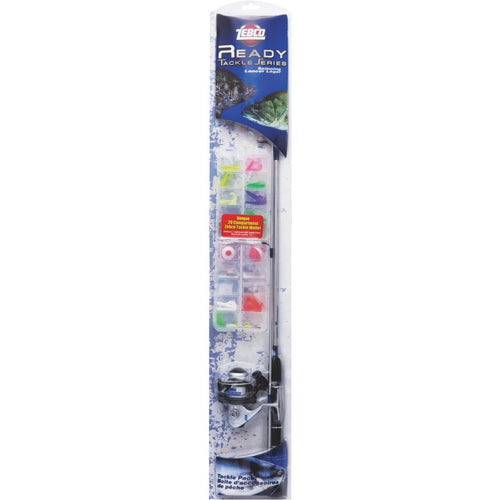 Zebco Ready Tackle 5 Ft. 6 In. Z-Glass Fishing Rod & Spinning Reel with Tackle Kit