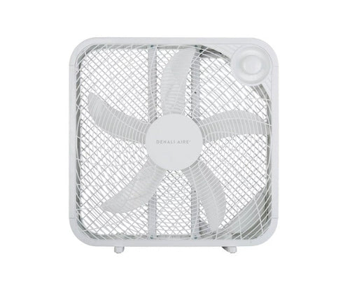 Denali Aire 3-Speed White Weather Resistant Box Fan