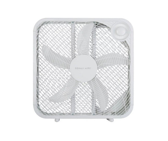 Denali Aire 3-Speed White Weather Resistant Box Fan