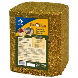 Pen Pals Poultry Scratch Block Supplement, 25-Lbs.