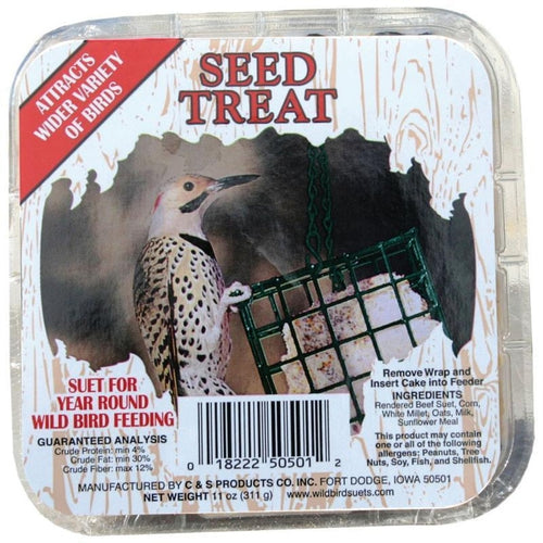 C&S Seed Treat Suet (11 oz)